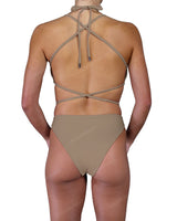 Strappy Cross Back One Piece