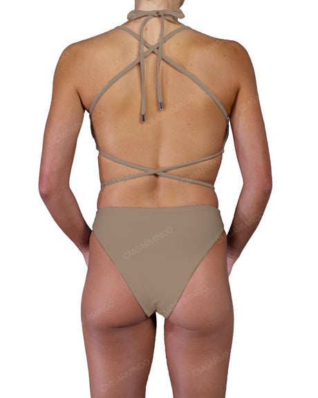 Strappy Cross Back One Piece
