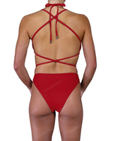 Strappy Cross Back One Piece