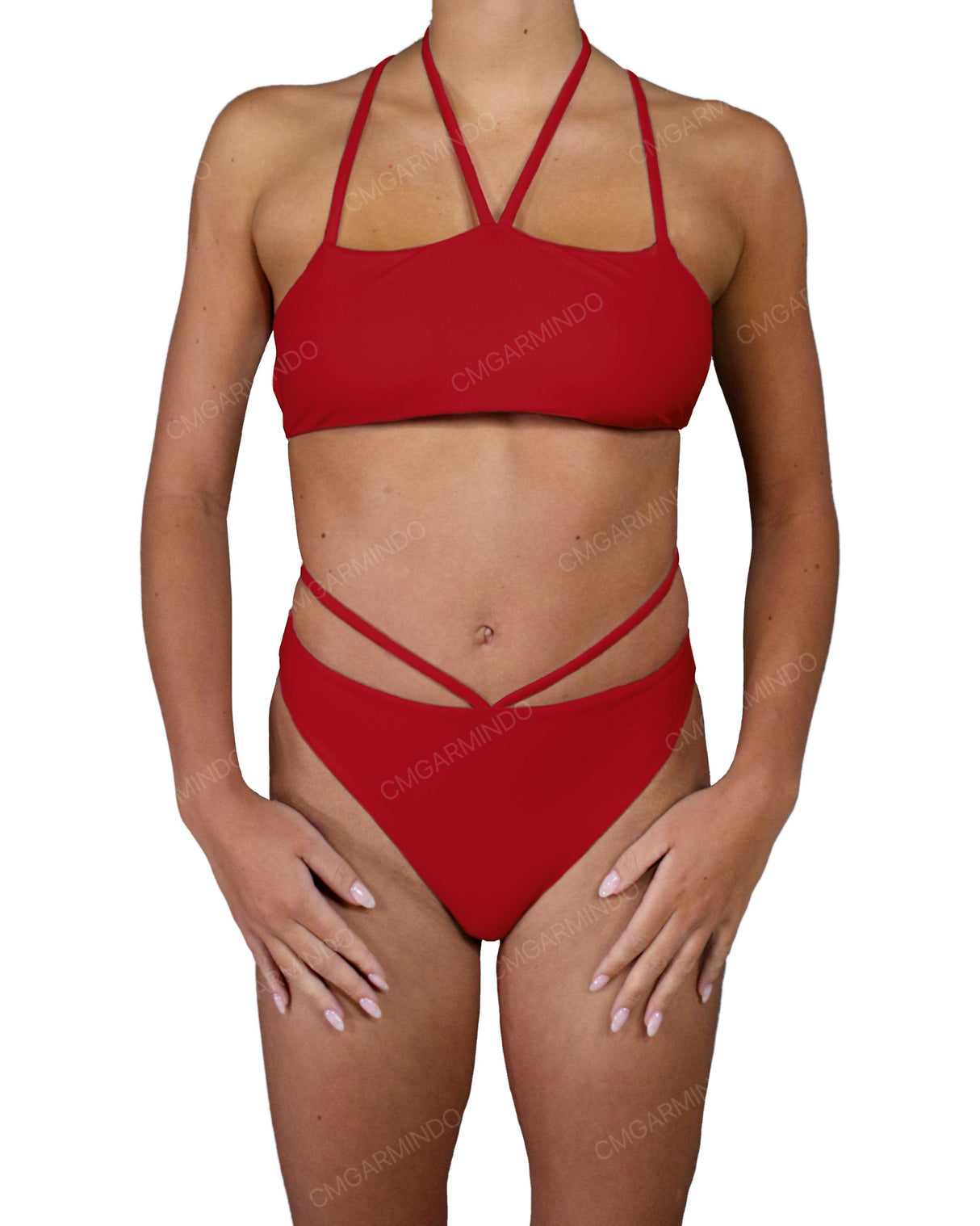 Strappy Cross Back One Piece