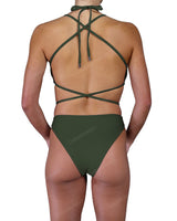 Strappy Cross Back One Piece