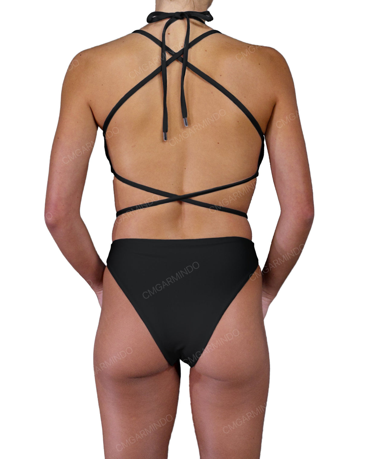 Strappy Cross Back One Piece