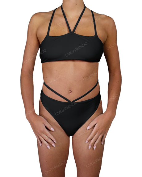 Strappy Cross Back One Piece