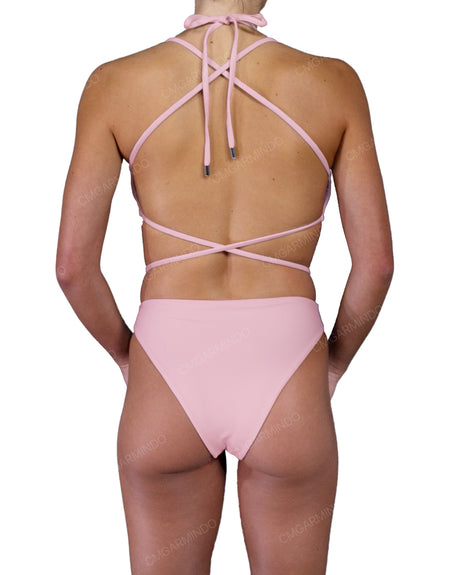 Strappy Cross Back One Piece