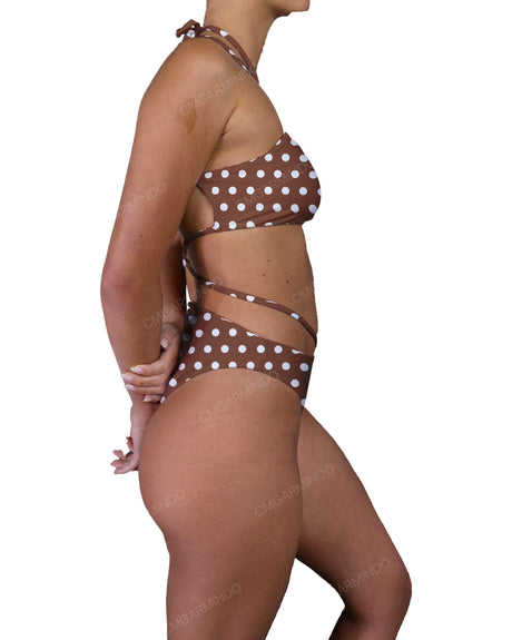 Strappy Cross Back One Piece