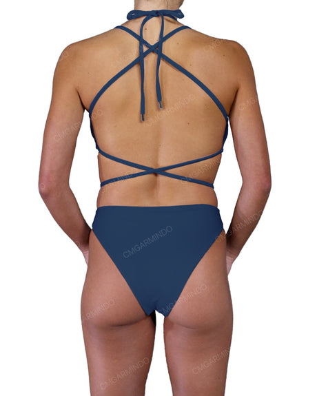 Strappy Cross Back One Piece
