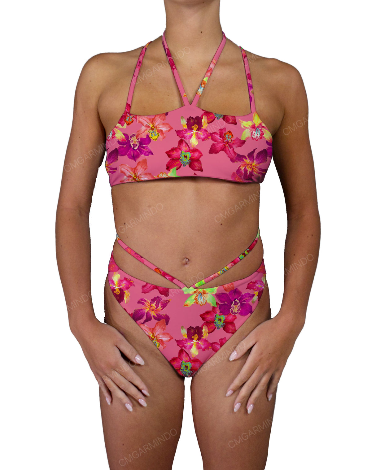 Strappy Cross Back One Piece