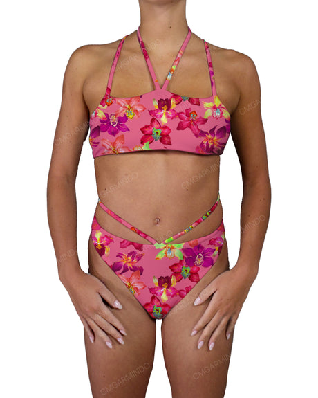 Strappy Cross Back One Piece