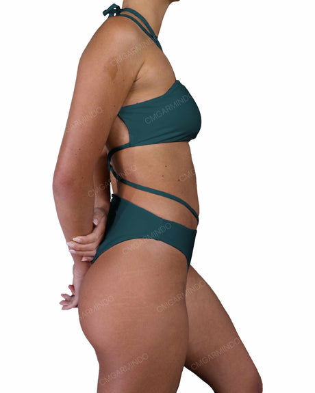 Strappy Cross Back One Piece