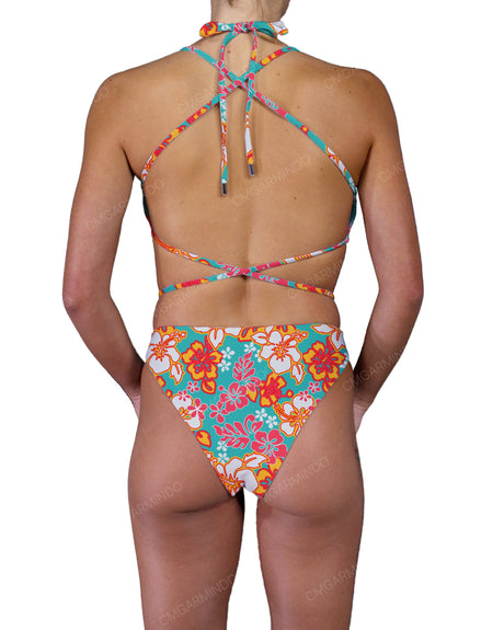 Strappy Cross Back One Piece