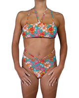 Strappy Cross Back One Piece