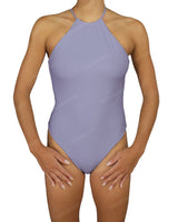 High Neck Halter Tie One Piece