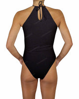 High Neck Halter Tie One Piece