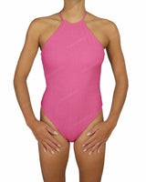 High Neck Halter Tie One Piece