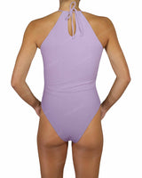High Neck Halter Tie One Piece