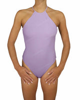 High Neck Halter Tie One Piece