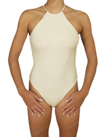 High Neck Halter Tie One Piece