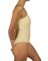High Neck Halter Tie One Piece