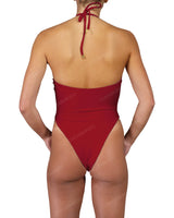 Front Gather Cut Out One Piece