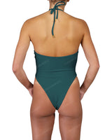 Front Gather Cut Out One Piece