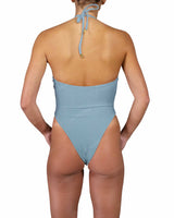 Front Gather Cut Out One Piece