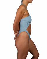 Front Gather Cut Out One Piece