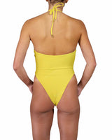 Front Gather Cut Out One Piece