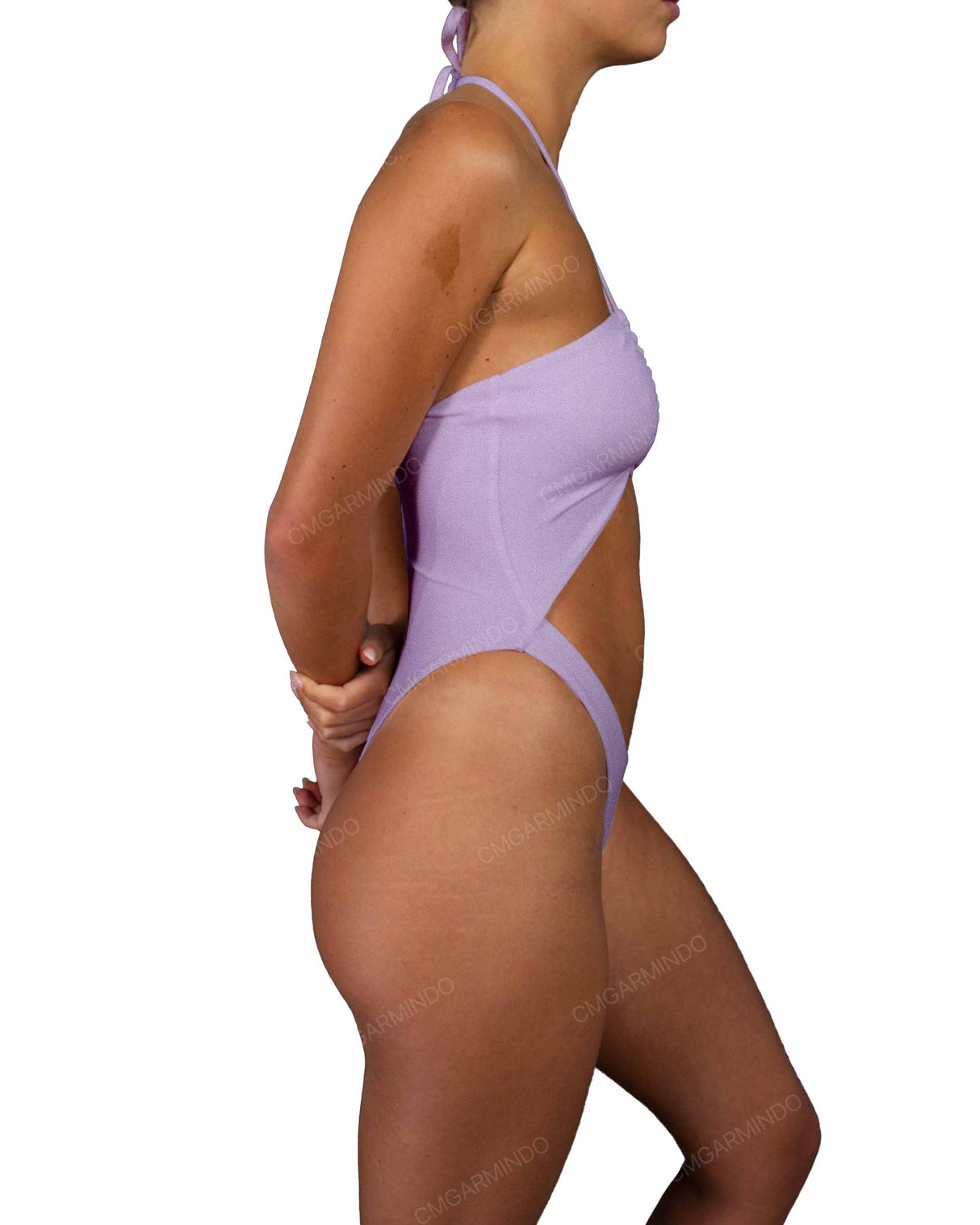 Front Gather Cut Out One Piece