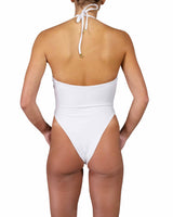 Front Gather Cut Out One Piece