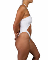 Front Gather Cut Out One Piece