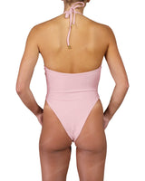 Front Gather Cut Out One Piece
