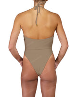 Front Gather Cut Out One Piece