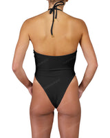 Front Gather Cut Out One Piece