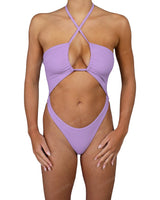 Front Gather Cut Out One Piece