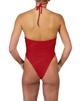 Front Gather Cut Out One Piece