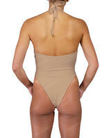 Front Gather Cut Out One Piece