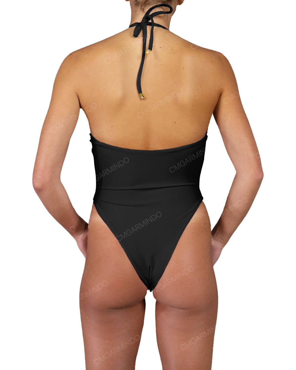 Front Gather Cut Out One Piece