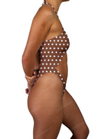 Front Gather Cut Out One Piece