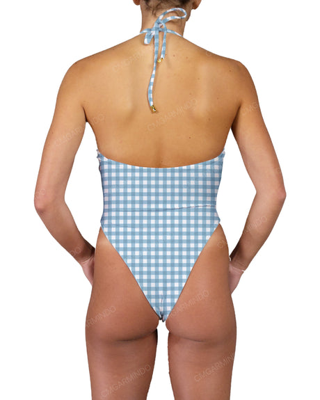 Front Gather Cut Out One Piece