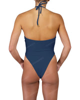 Front Gather Cut Out One Piece