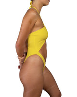 Front Gather Cut Out One Piece