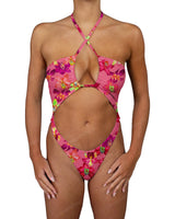 Front Gather Cut Out One Piece