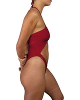 Front Gather Cut Out One Piece