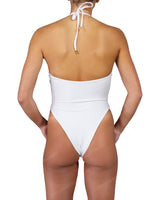 Front Gather Cut Out One Piece