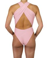 V-Halter Cut Out One Piece
