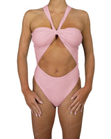 V-Halter Cut Out One Piece