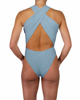 V-Halter Cut Out One Piece