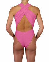 V-Halter Cut Out One Piece