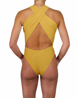 V-Halter Cut Out One Piece