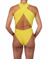 V-Halter Cut Out One Piece